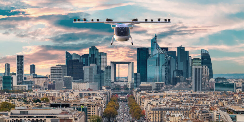 VoloCity flies over Paris